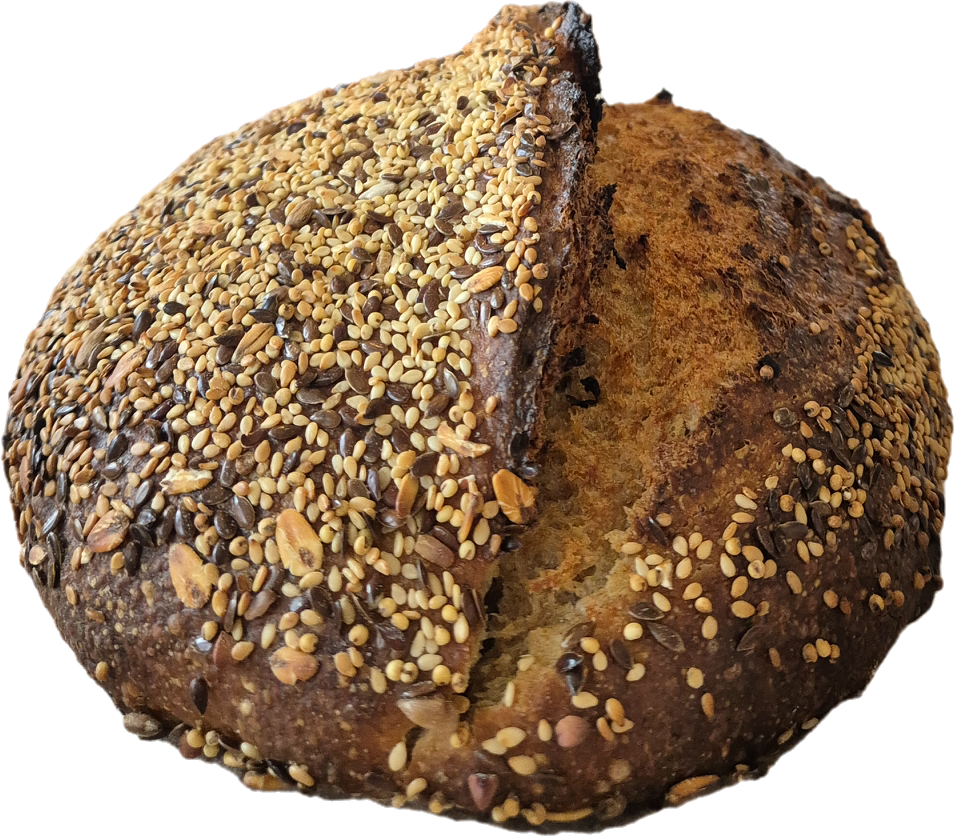 Surdeigsbrød m/frøtopping 850g
